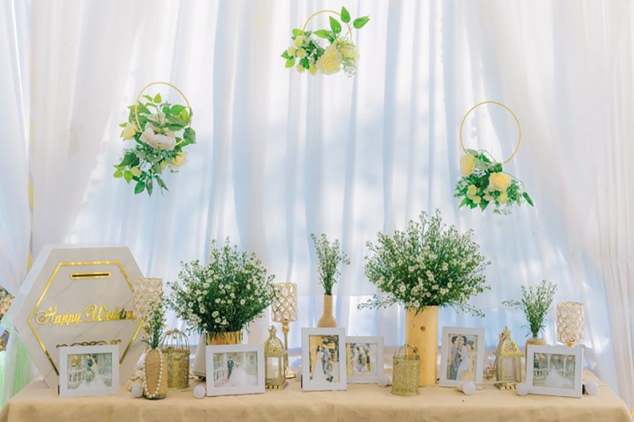 Thùng đựng tiền mừng đám cưới trang trí bàn gallery