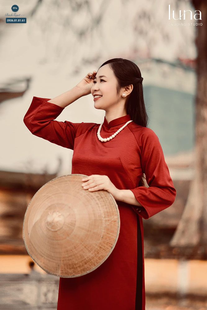 Chọn áo dài chụp ảnh Tết và phụ kiện 