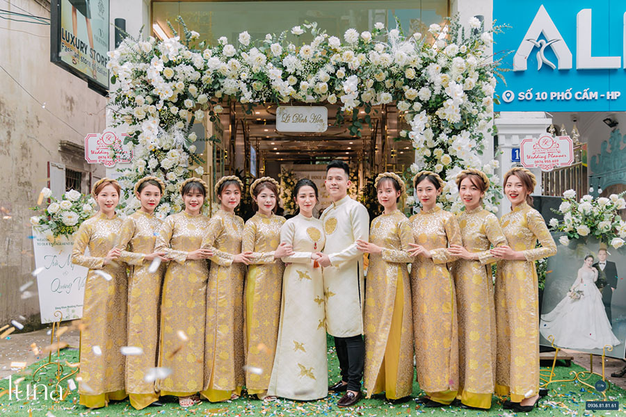 Màu sắc áo dài bê lễ