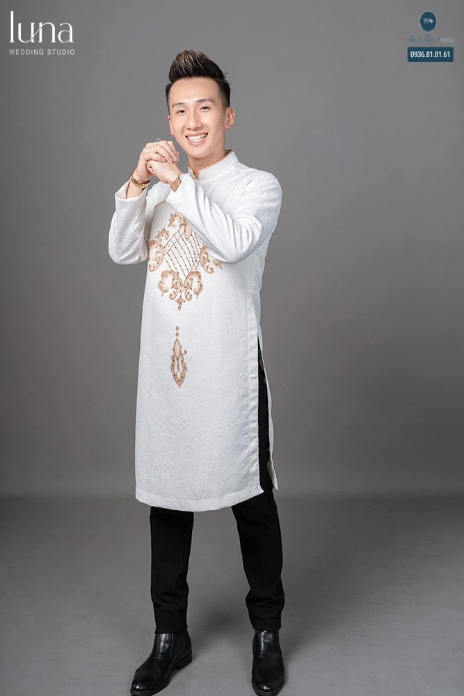 Áo dài cách tân nam 