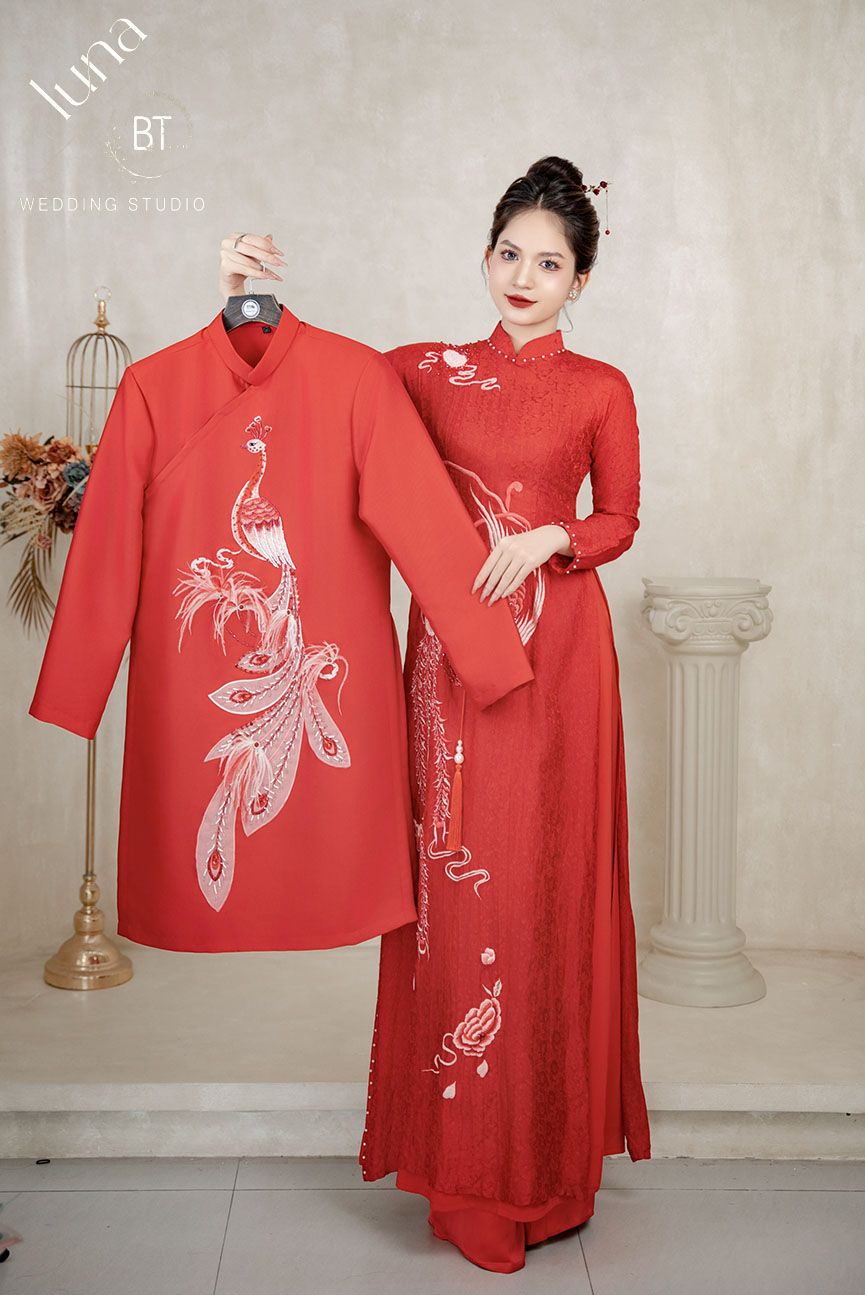 Áo dài cưới đẹp 02